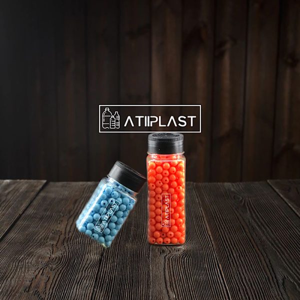 ادویه پاش پلاستکی 80 گرمی مک کارتی | نمکپاش چهار گوش شفاف - تصویر 4