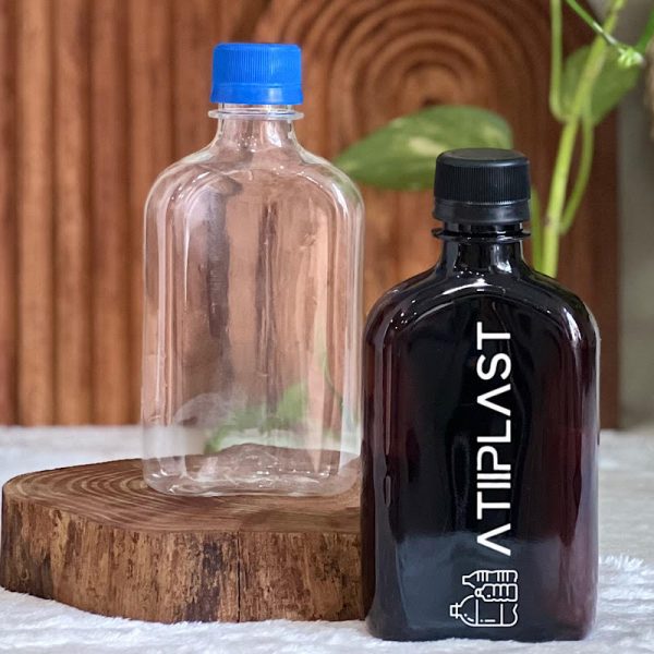 بطری پلاستیکی 250CC کتابی | پت شفاف پلاستیکی - تصویر 4